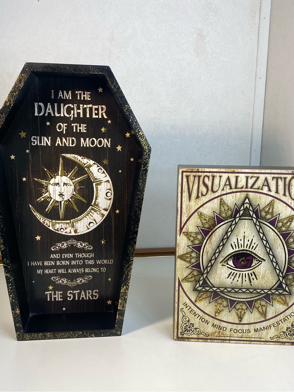 Tarot set of 2 home decor